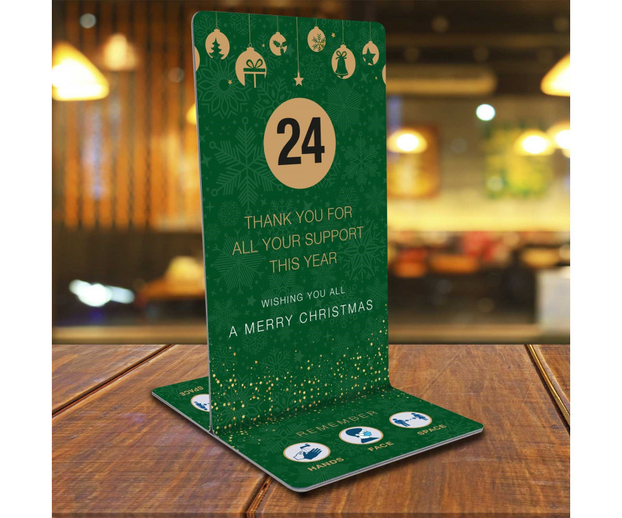 Christmas Table Number