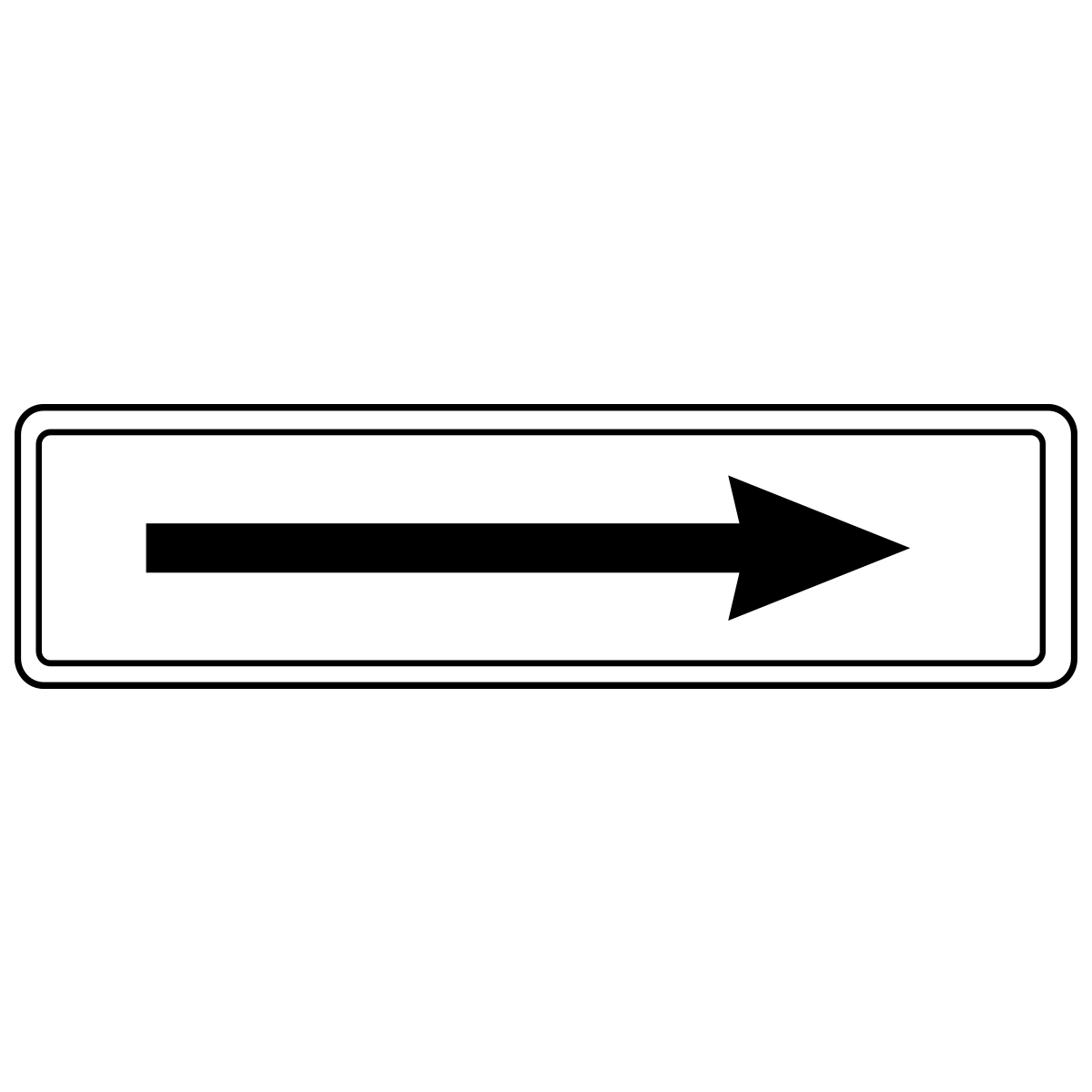 Arrow Sign - Metal Door Signs