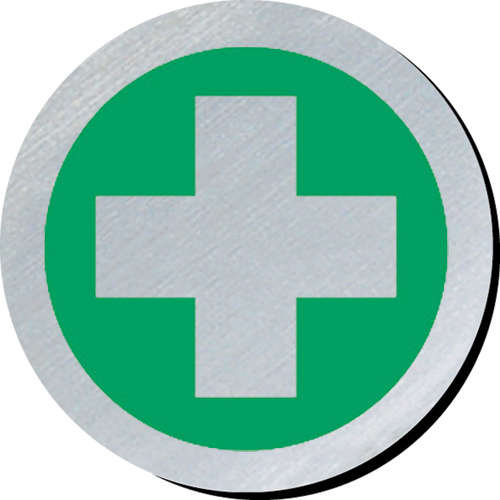 First Aid  Door Sign Disc