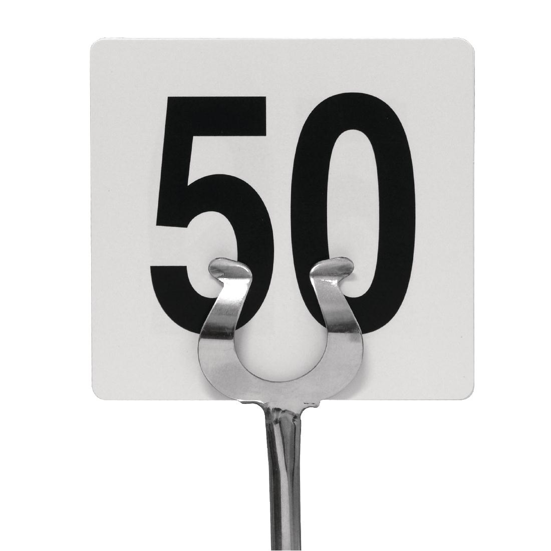 Plastic Table Number Inserts
