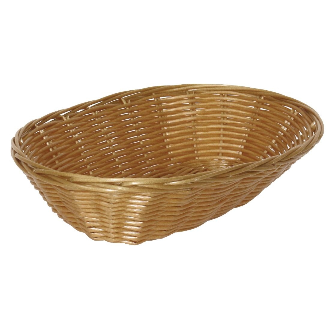 Poly Wicker Oval Food Basket