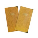 Yellow Lizard Pellaq Menu Covers