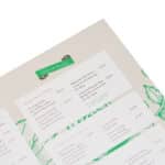 Printed Menu - Smart Hospitality Supplies