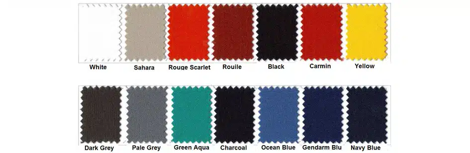 Menu Cover Material Swatches