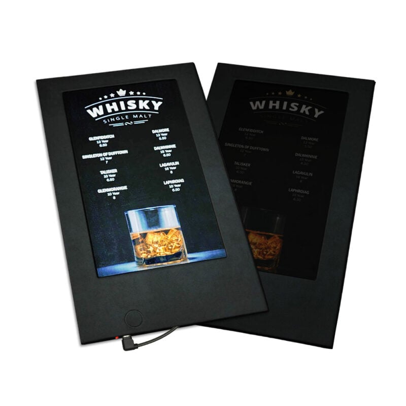 Illuminated LED Menu Covers