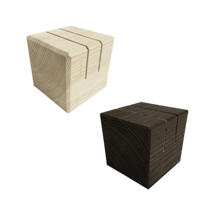 Branded Wooden Block Menu Holders - Smart Hospitality Supplies