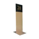 Aluminium Tall Table Number