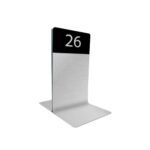 Numbered Single Channel Metal Menu Holders