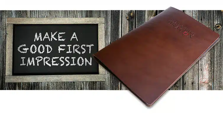 Benefits of Menu Covers to create