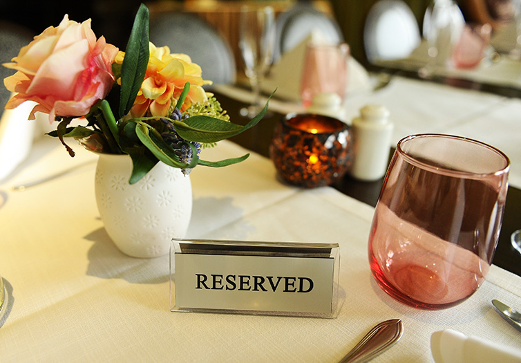 encourage reservations in your venue