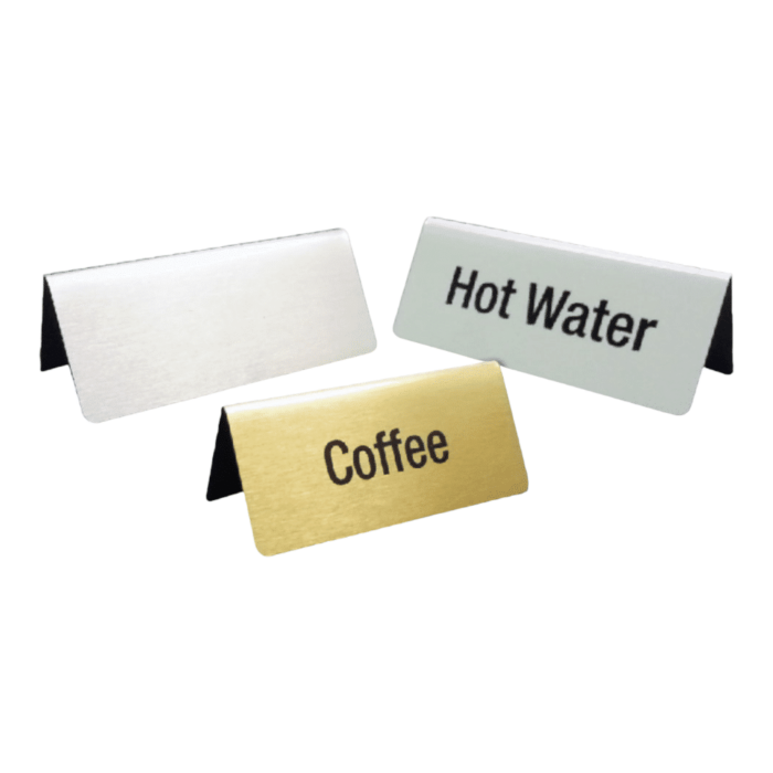 Buffet Table Signs Aluminium - Smart Hospitality Supplies