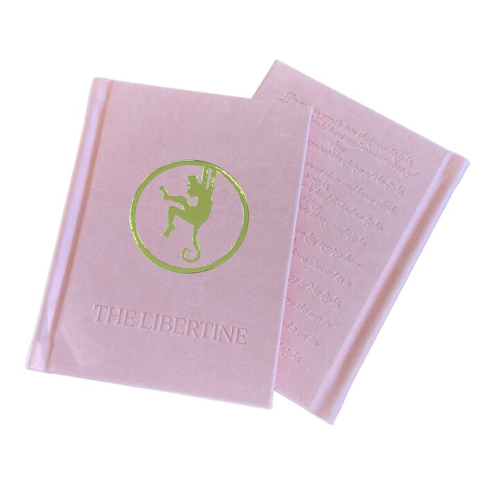 Pink Vivella Grip Fix Menu Covers