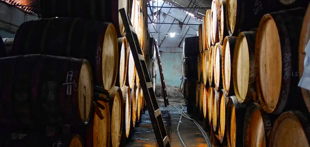 rum barrels
