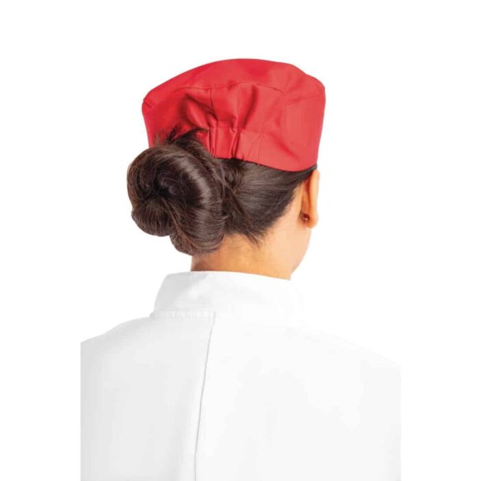 Whites Chefs Skull Cap Red