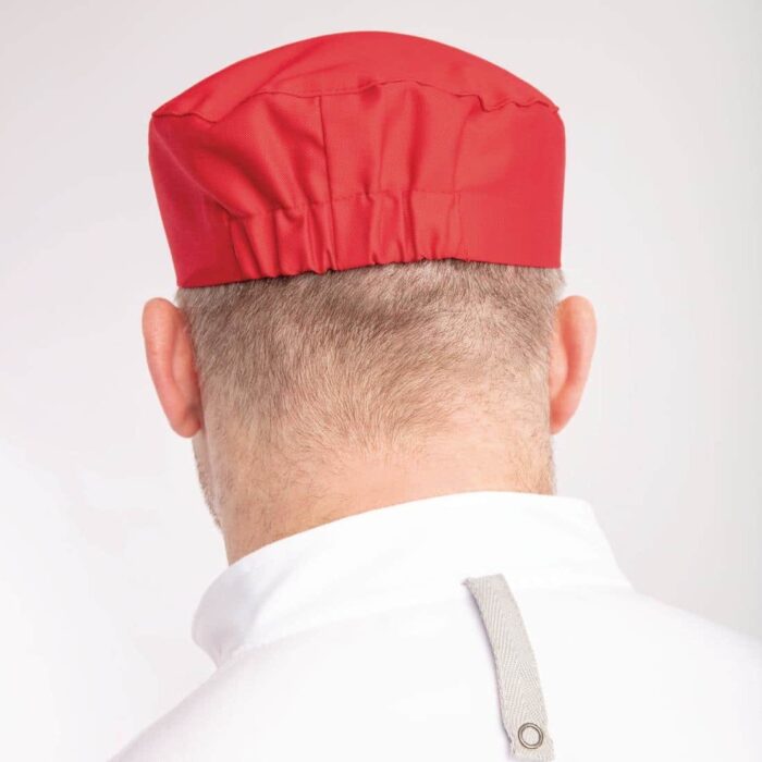 Whites Chefs Skull Cap Red