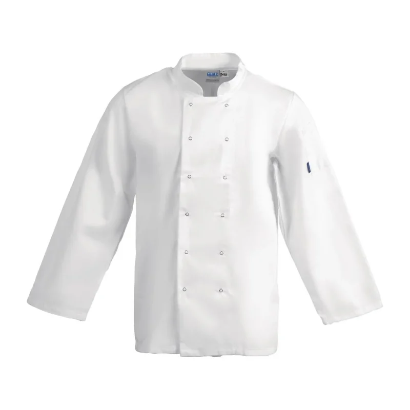 Whites Vegas Unisex White Long Sleeve Chef Jacket