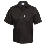 Chef Works Unisex Cool Vent Black Chefs Shirt