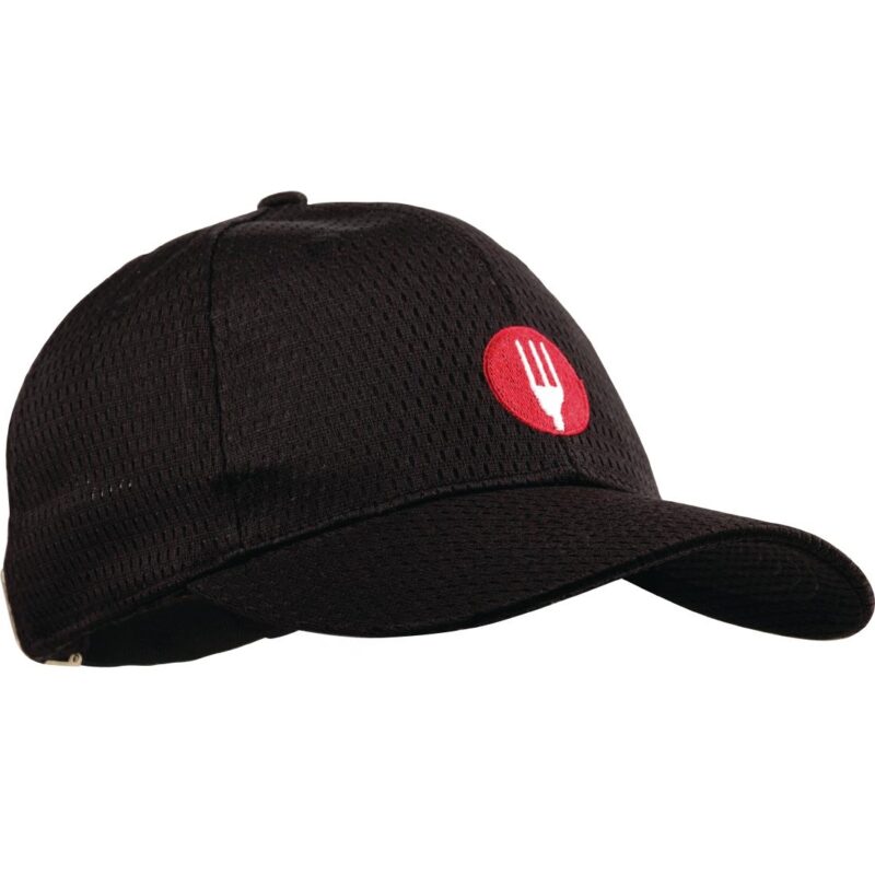 Chef Works Cool Vent Baseball Cap Black