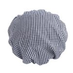 Whites Peaked Hat Blue and White Check