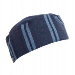 Chef Works Presidio Navy Satin Stripe Cool Vent Beanie