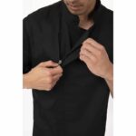 Chef Works Springfield Zipper Black Men’s Chefs Jacket