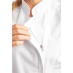 Chef Works Womens Springfield White Zip Chefs Jacket