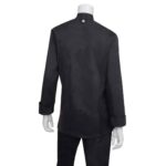 Chef Works Black Hartford Lightweight Zip Womens Chef Jacket