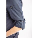 Chef Works Blue Hartford Lightweight Zip Womens Chef Jacket