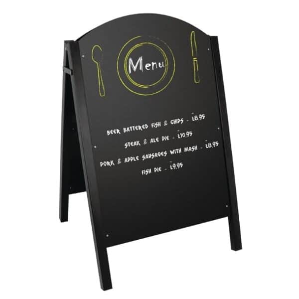 Olympia Metal Framed Pavement Board 1040 x 600mm - A Boards & Pavement Signs