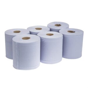 Tork Centrefeed Wiper Dispenser Refill Blue (6 Pack)