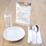 Olympia Wide Base Upright A5 Menu Holder - Smart Hospitality Supplies