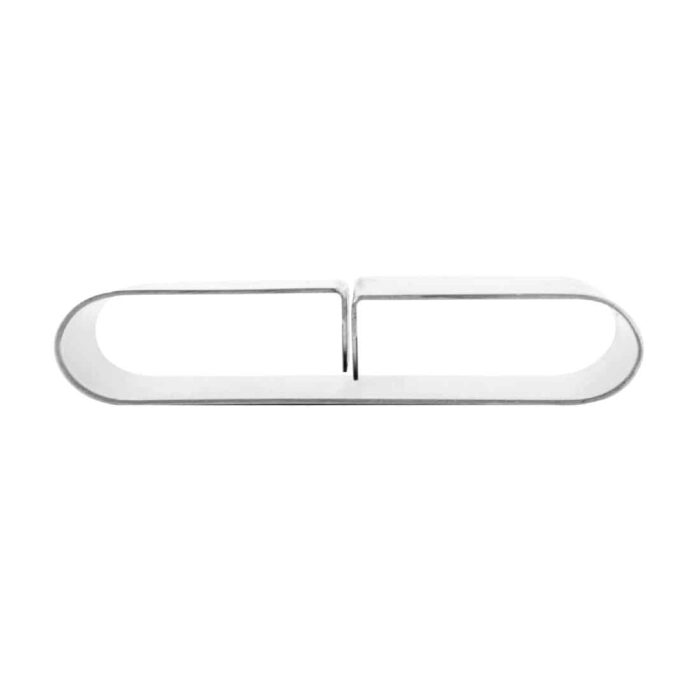 Olympia Curved Stainless Steel Menu Card Holder - f778 - Smart Hospitality Supplies