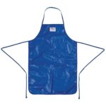 Burnguard Nylon QuicKlean Bib Apron Blue - Smart Hospitality Supplies