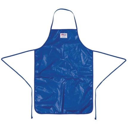 Burnguard Nylon QuicKlean Bib Apron Blue - Smart Hospitality Supplies