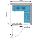Foster Advantage Walk In Fridge Remote ADV1515 HT REM