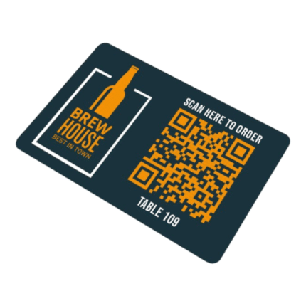 QR Code Full Colour Table Number