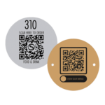 QR Code Table Number 60mm Disc