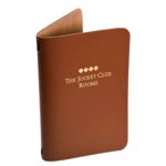 Saddle Hide Leather Menu Covers