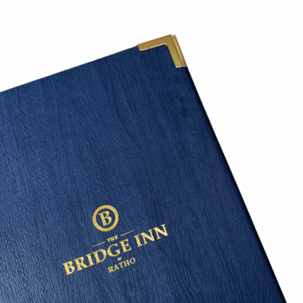 Acero wood menu covers