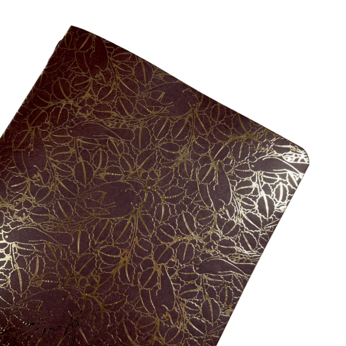 Brown Flexi Menu Covers with Gold Foil