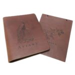 Saddle Hide Leather Menu Covers