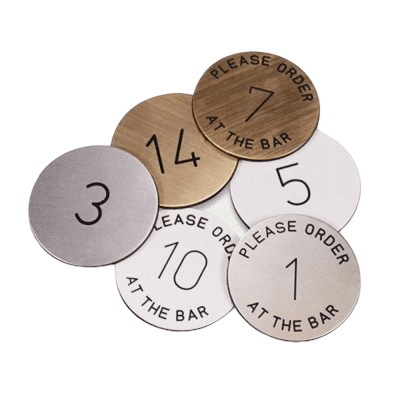 Restaurant Table Numbers