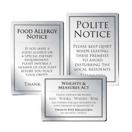 Stainless Steel Door Signs