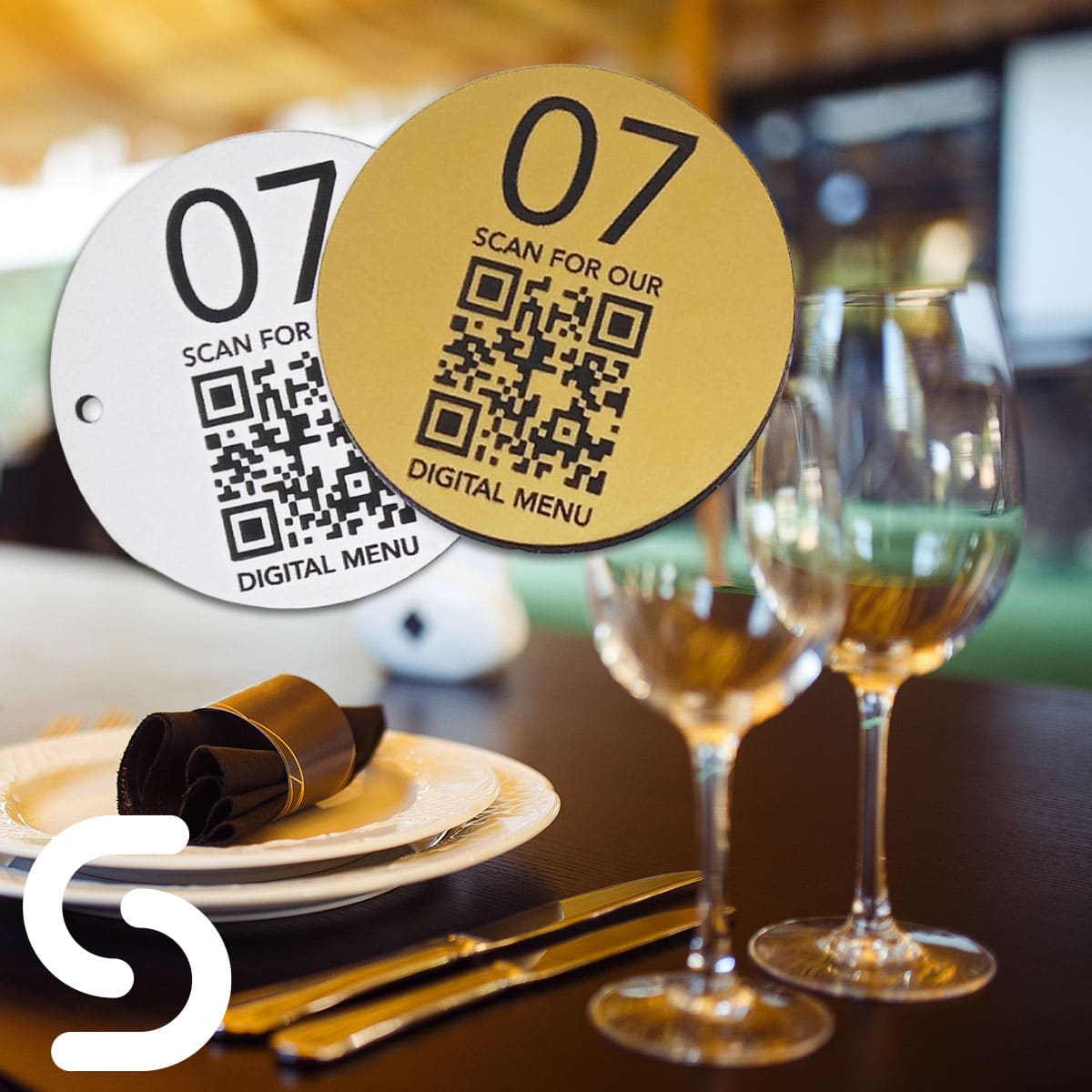 Table Numbers for Restaurants - Smart Hospitality Supplies