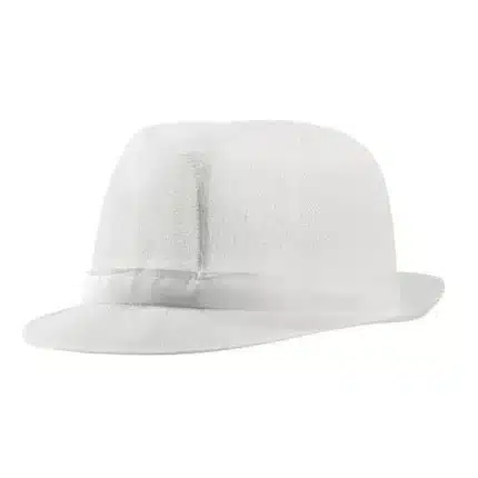 Trilby Hat White