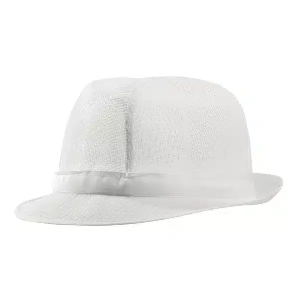 Trilby Hat White