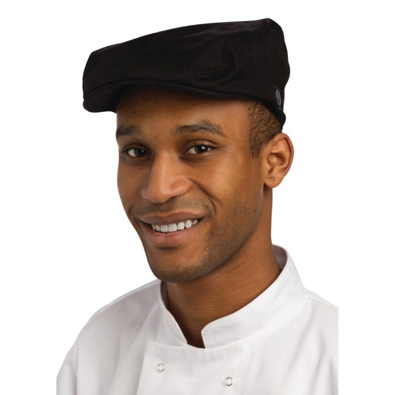 Chef Works Flat Cap Black