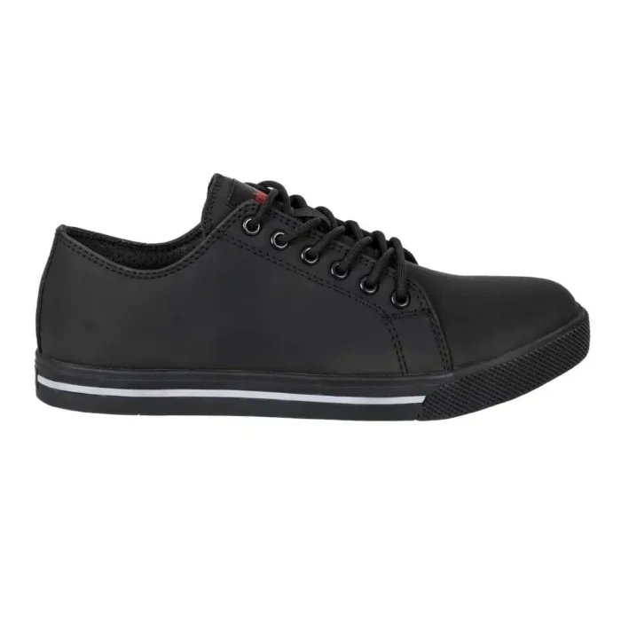 Slipbuster Recycled Microfibre Safety Trainers Matte Black