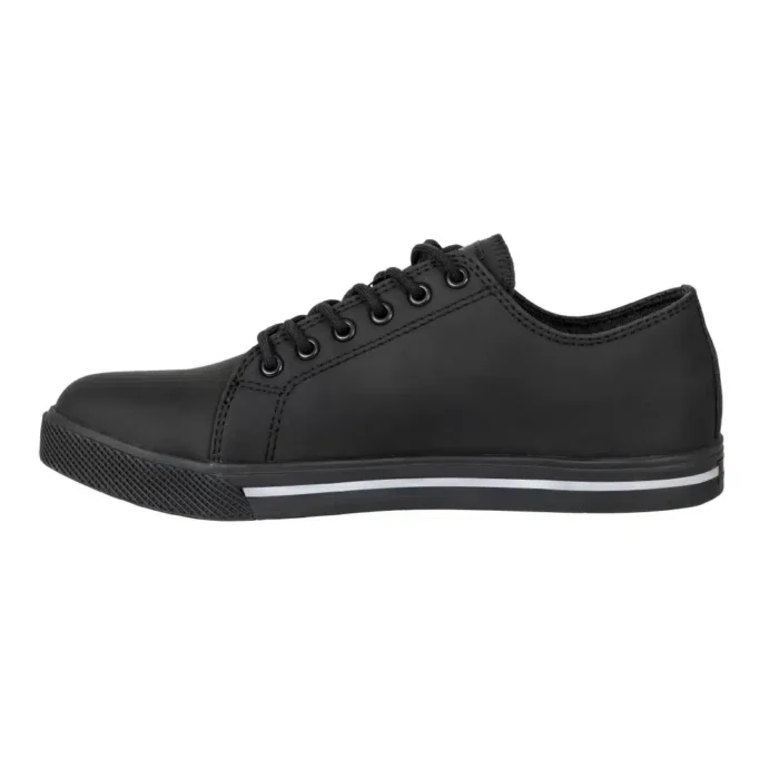 Slipbuster Recycled Microfibre Safety Trainers Matte Black
