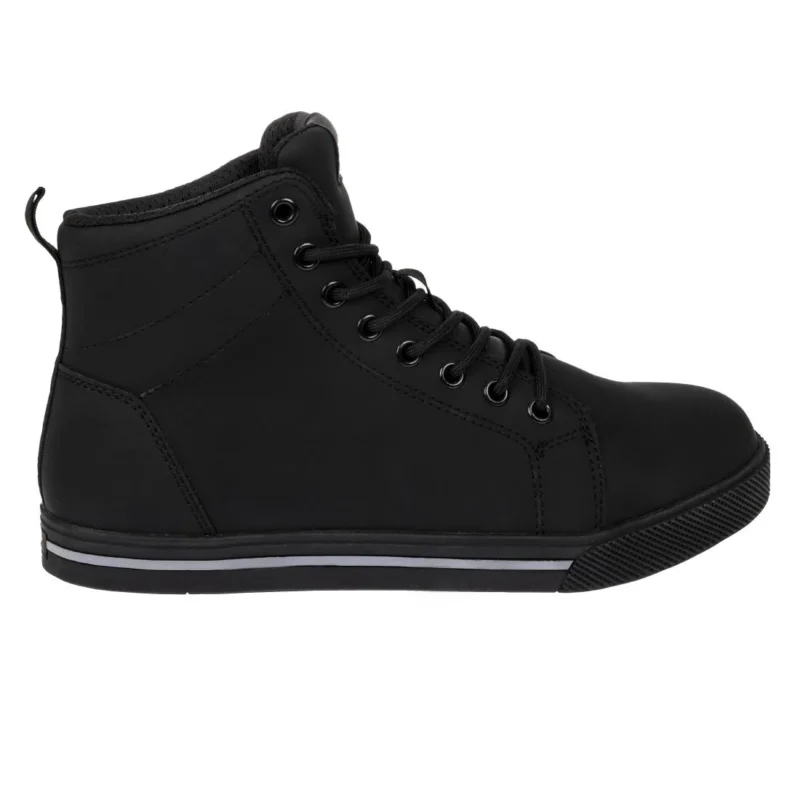 Slipbuster Recycled Microfibre Safety Hi Top Boots Matte Black